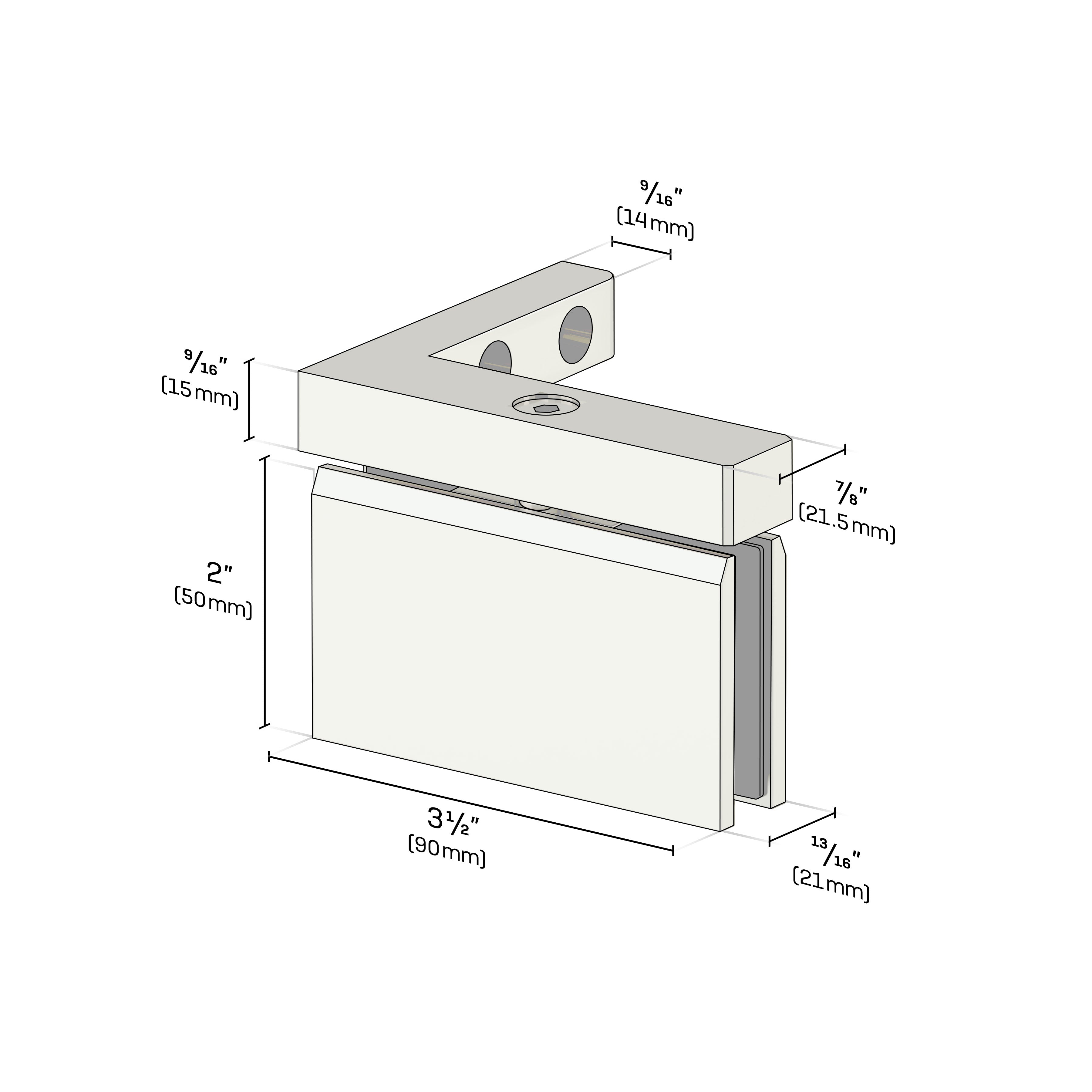 Lefthand Mount Pivot Hinge Future Glass LLC