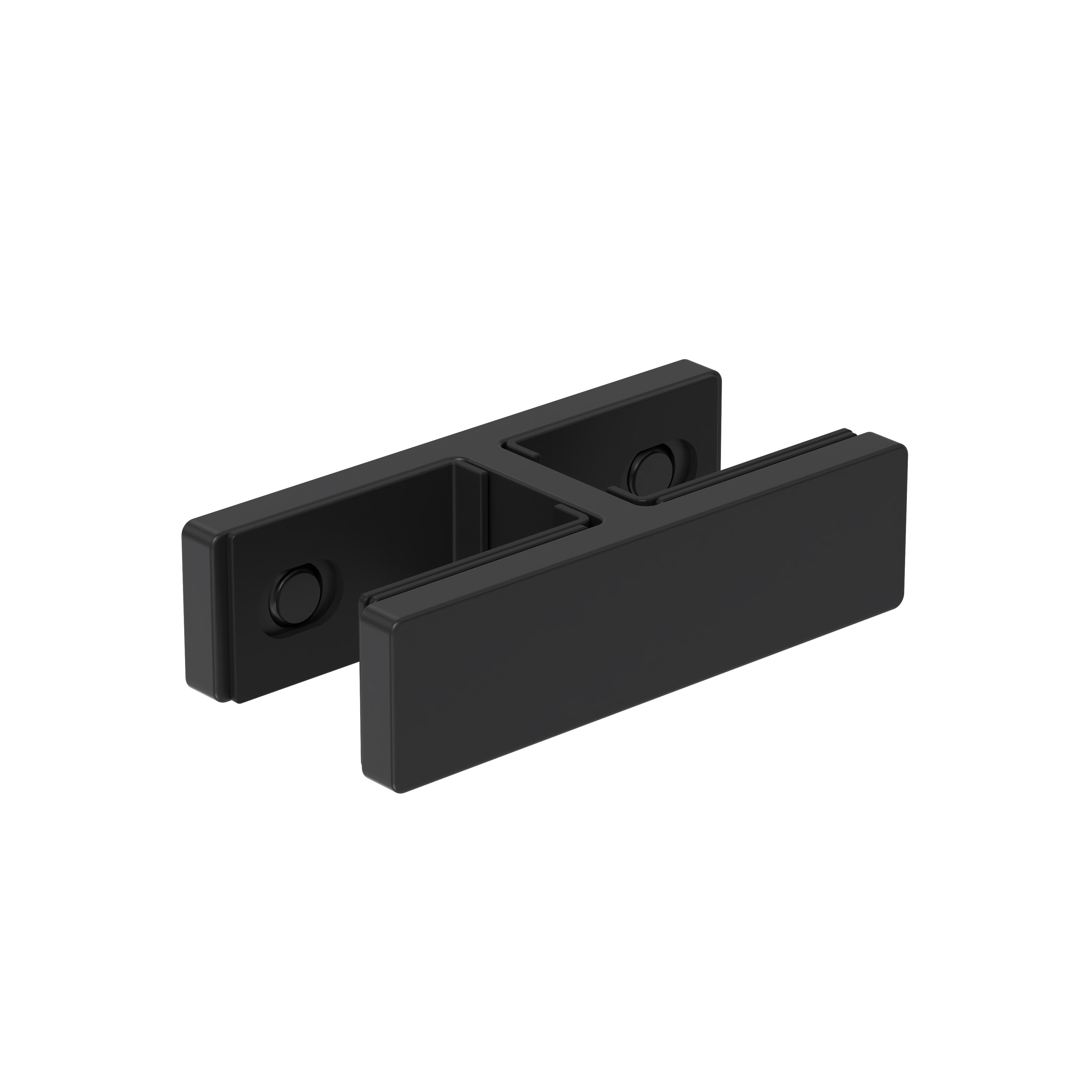 180 Degree Glass to Glass Stainless Steel Stiffener Bracket (for 15-28 mm Glass)