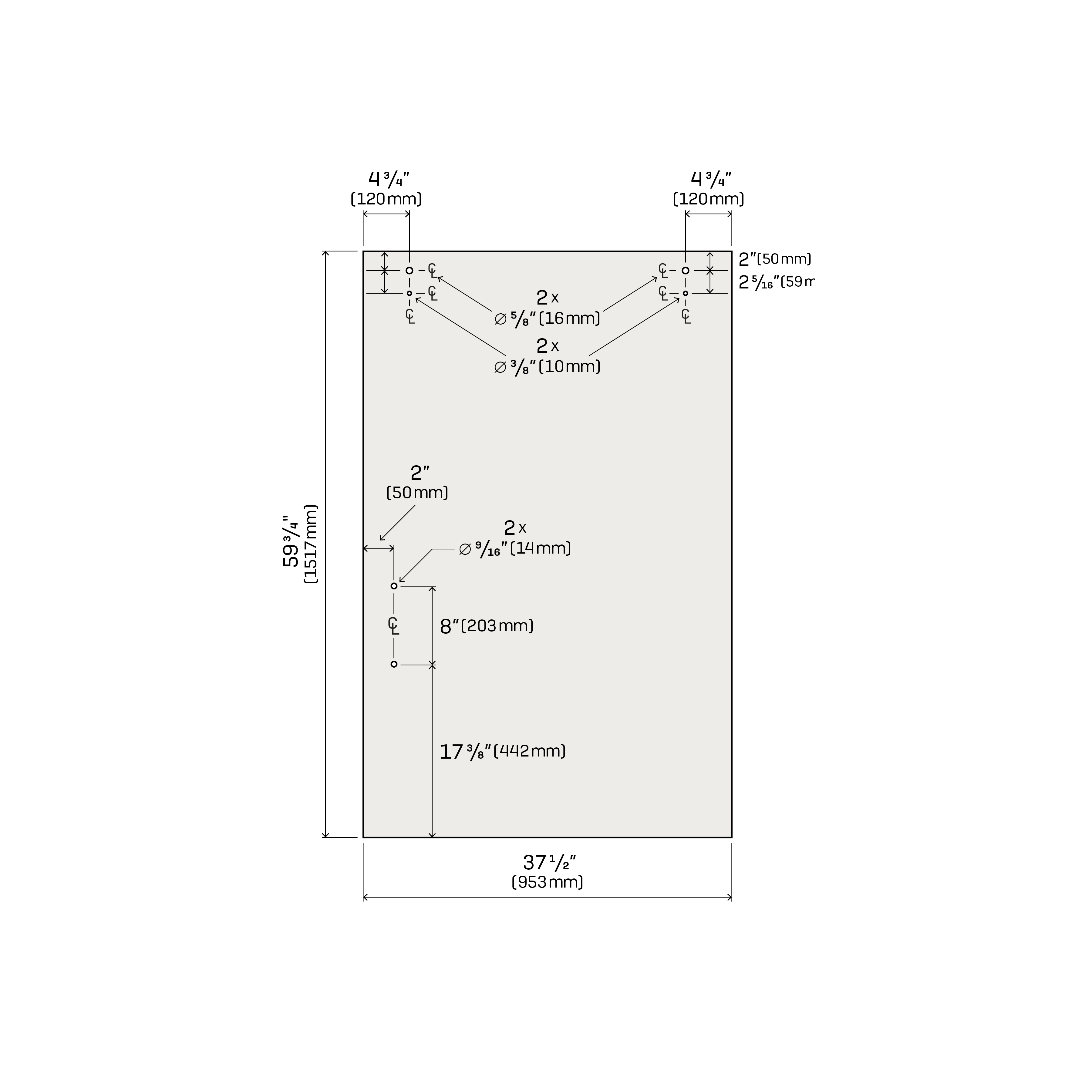 Clear Slider Bathtub Door Panel (Square Hardware)