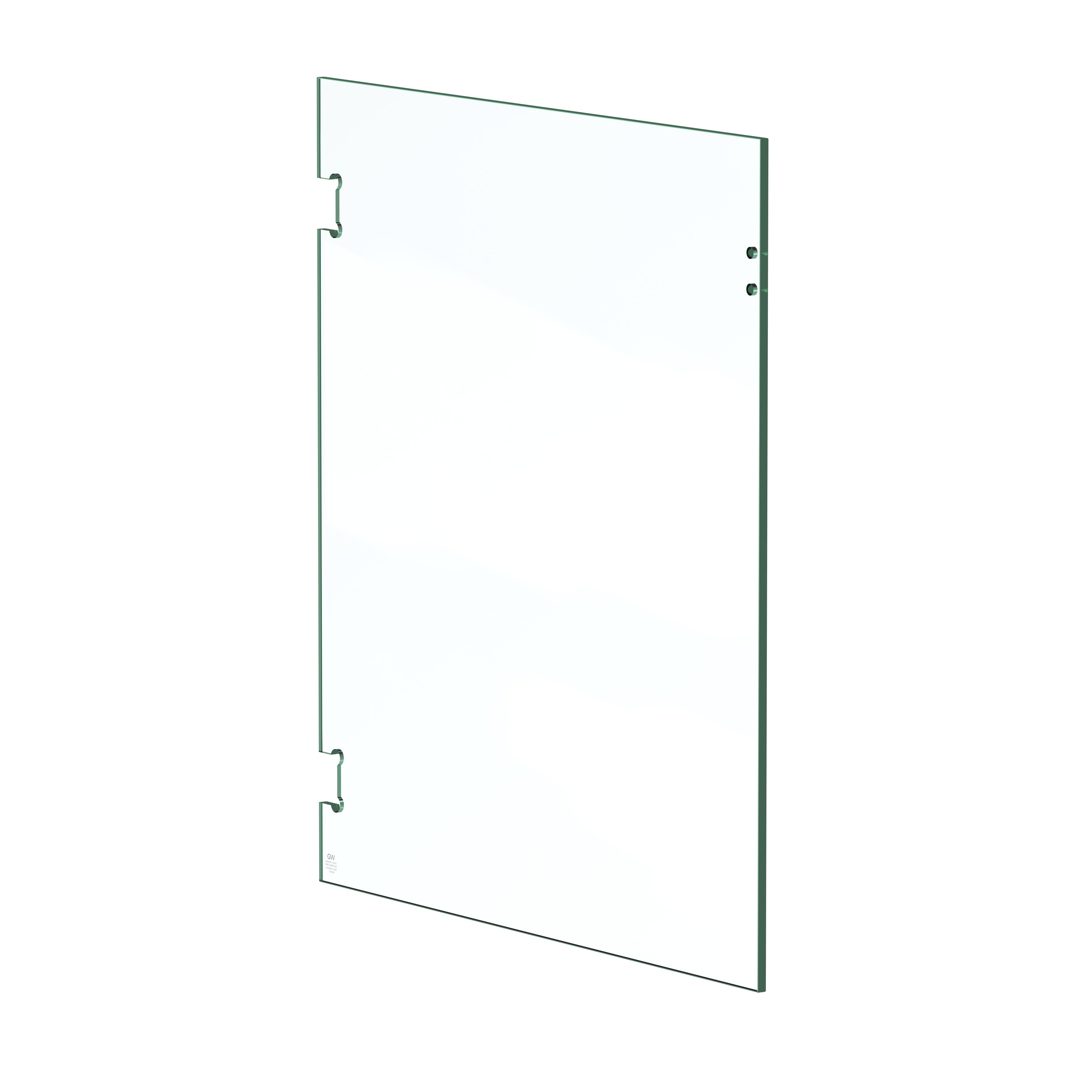 Monolithic Tempered Glass Gate Panel for Hydraulic Hinges- 1/2 ...